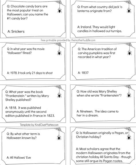printable trivia cards.